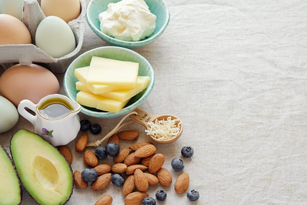nutritious foods on table